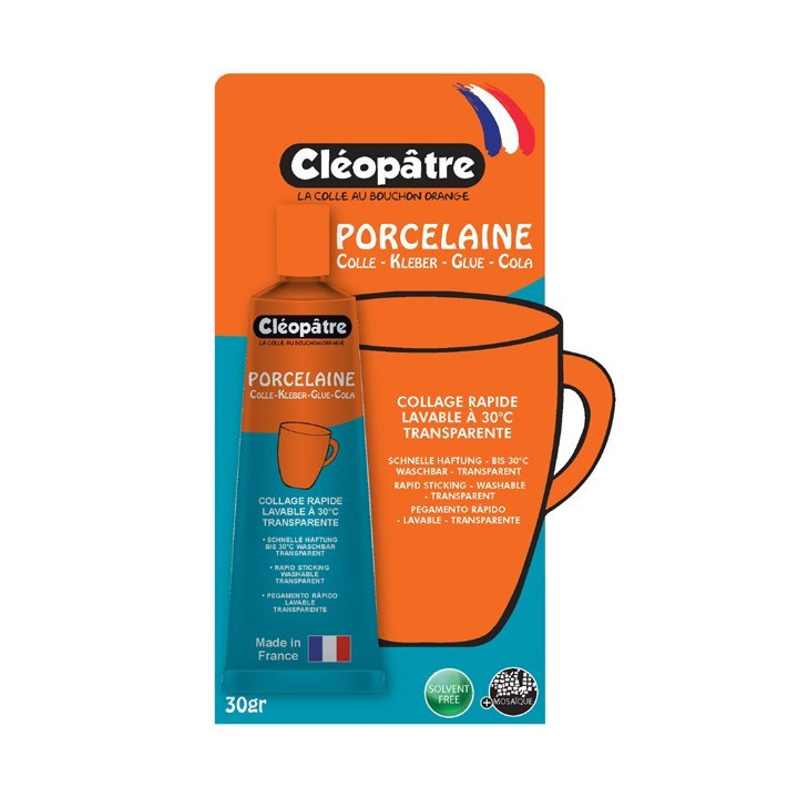 Tube De Colle Porcelaine - 30G - Cleopâtre