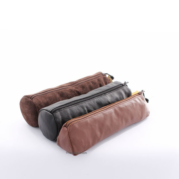 Trousse En Cuir Naturel
