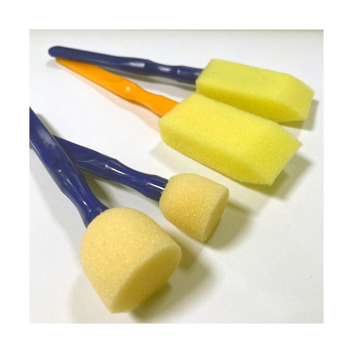Lot de 25 pinceaux et brosses - Ecole et loisirs créatifs - Formes et tailles assorties