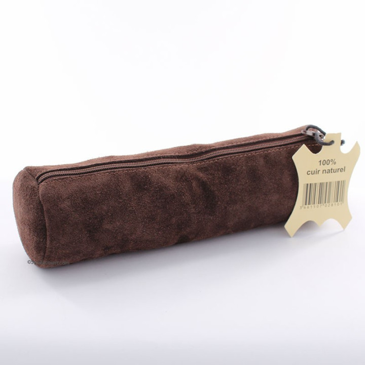 Trousse En Cuir Naturel