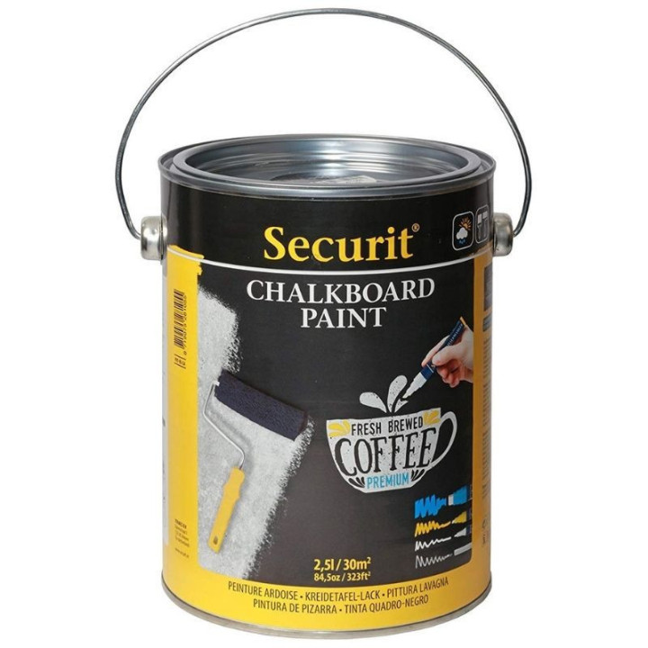 Peinture Acrylique en pot - ardoise - Securit