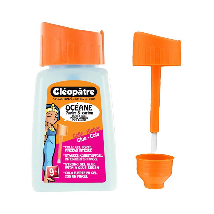 Colle forte - Papier et carton - Océane bleutée - 80g - Cléopâtre