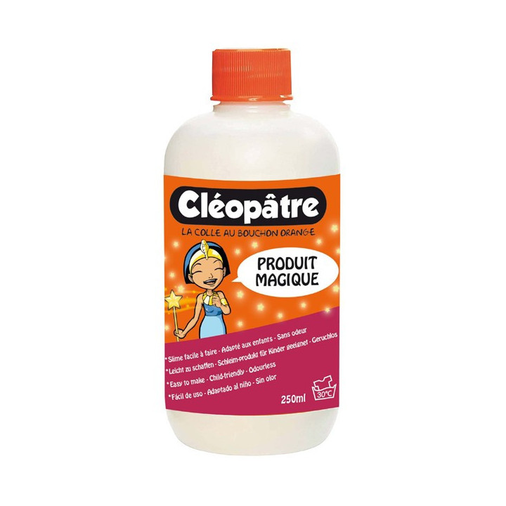 Produit magique pour faire le slime - Cléopâtre - Flacon de 250 ml