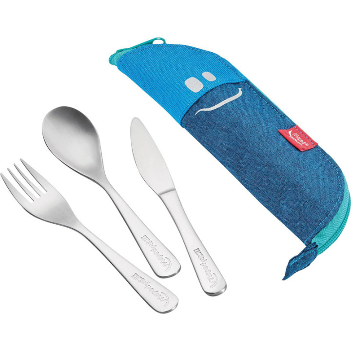 Etui à couverts - Fourchette - Cuillère - Couteau - Pour enfant - Maped