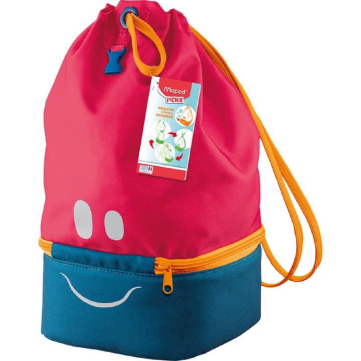 Sac à déjeuner - Isotherme - Pour enfants - Rouge - Picnik - Maped