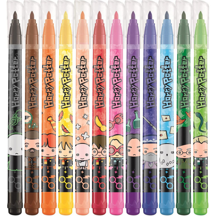 12 feutres de coloriage - Harry Potter - Assortiment couleurs - Maped
