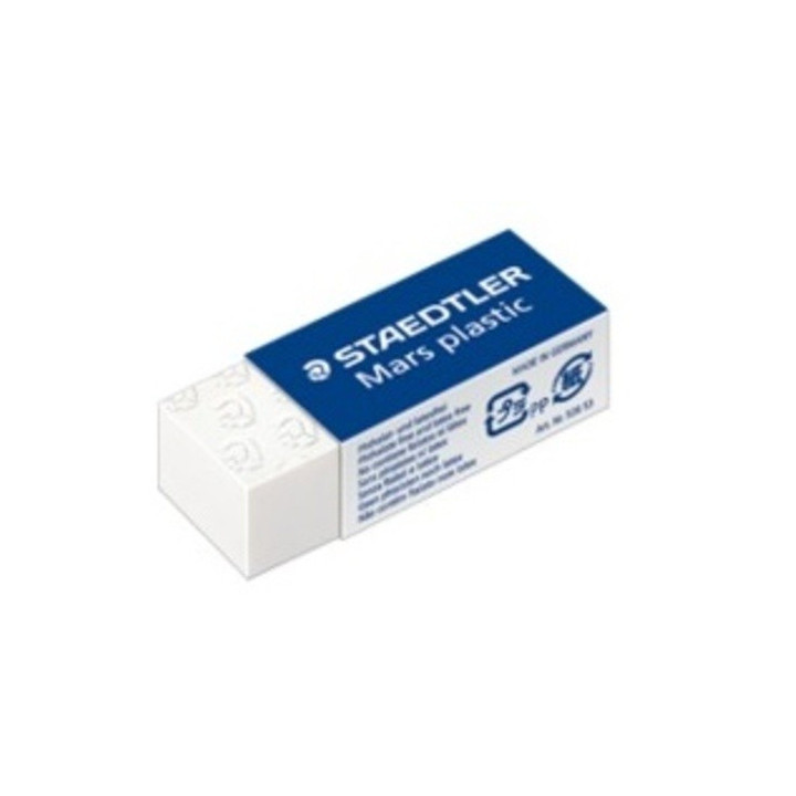 Lot de 3 gommes blanches - Sans phtalate ni latex - Staedtler - Mars plastic