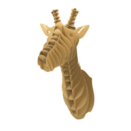 Trophée - Girafe - Carton - A assembler - CTOP