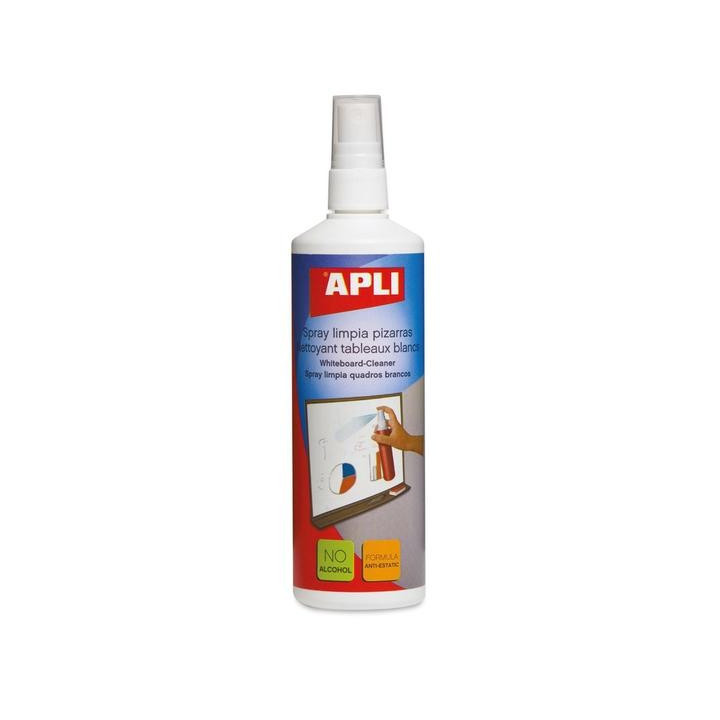 Spray nettoyant pour tableau blanc - 250ml - Apli