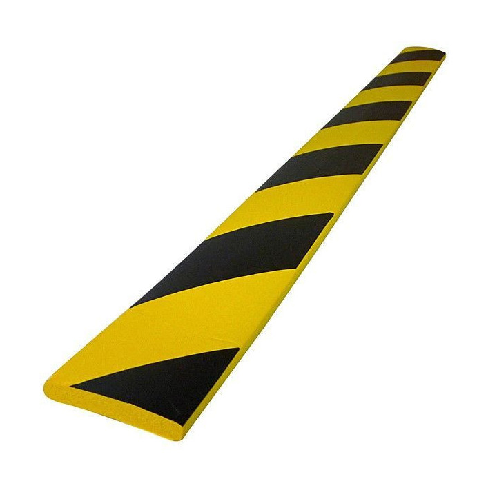 Protection souple en mousse pour étagères de stockage  - Noir/Jaune - 75 cm - Viso