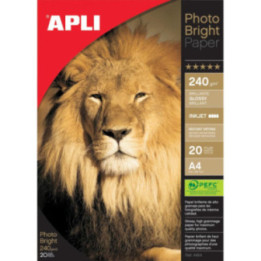 Papier photo - Brillant - Photobright - A4 240 g 20 feuilles - Apli