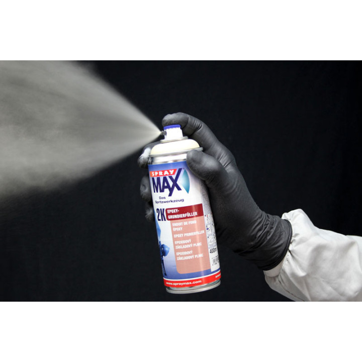 Bombe aérosol - Enduit de fond époxy - Beige - Automobile - 2K Spray max