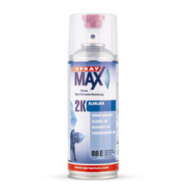 Bombe de vernis de finition - Automobile - Brillant - 2K Spray max - 400ml