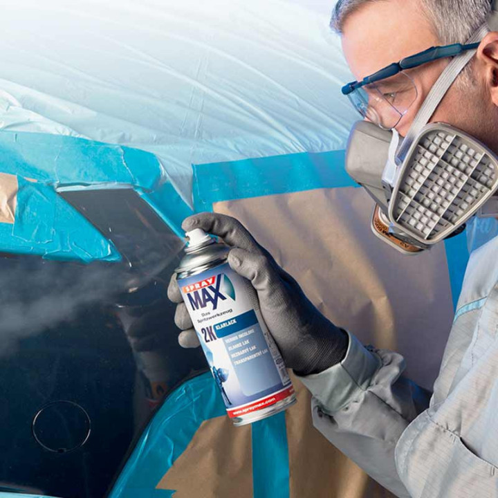 Bombe de vernis de finition - Automobile - Mat - 2K Spray max - 400ml