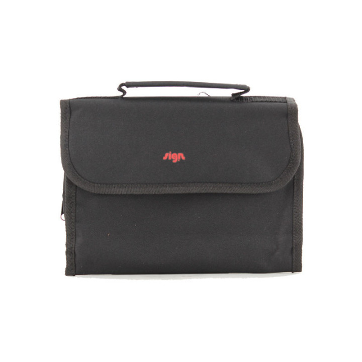 Trousse de toilette de voyage - Noir - Pliable - Sign