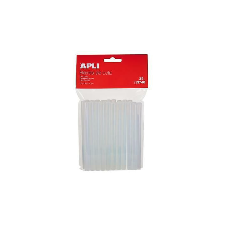 Bâtons de colle pour pistolet à colle - Recharge de colle 20 cm - 25 unités - Apli