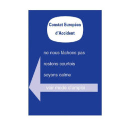 Constat Européen d'accident - My color'pop