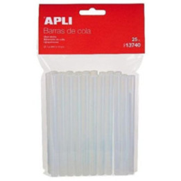 Bâtons de colle pour pistolet à colle - Recharge de colle - 25 unités - Apli