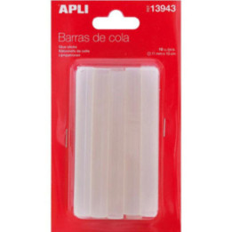 Bâtons de colle pour pistolet à colle - Recharge de colle - 10 unités - Apli