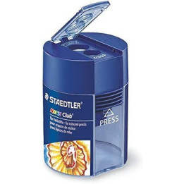 Taille-crayon - 2 trous - Avec réservoir en plastique - Staedtler