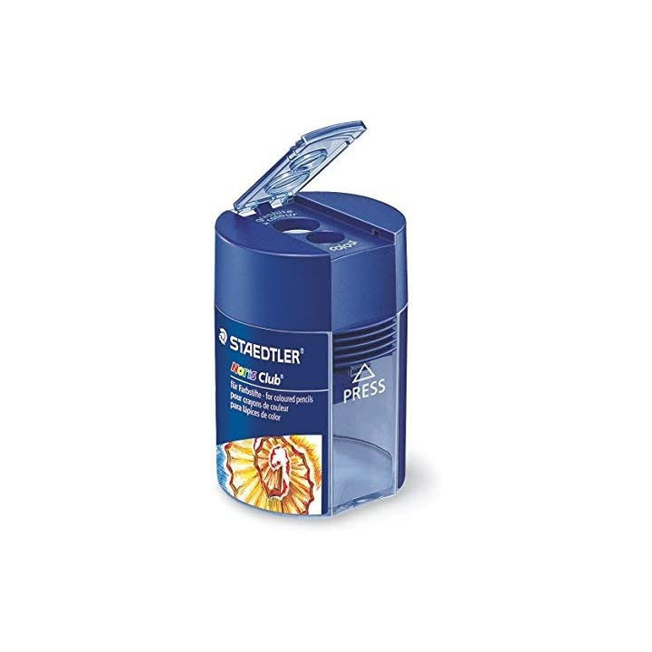 Taille-crayon - 2 trous - Avec réservoir en plastique - Staedtler