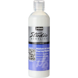 Médium de lissage - Peinture acrylique - Pébéo Studio Acrylics - 500 ml