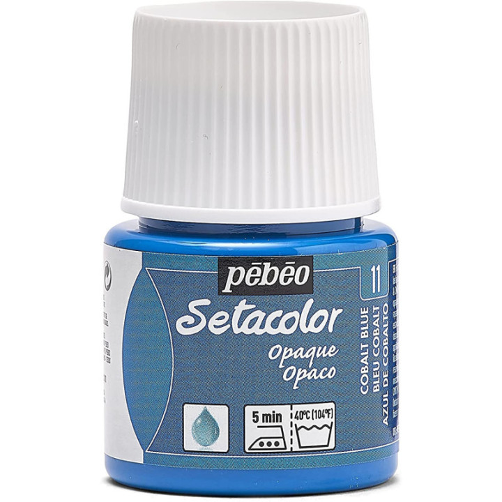 Coffret - Peinture pour tissus clairs - Pébéo - Setacolor - 6 pots