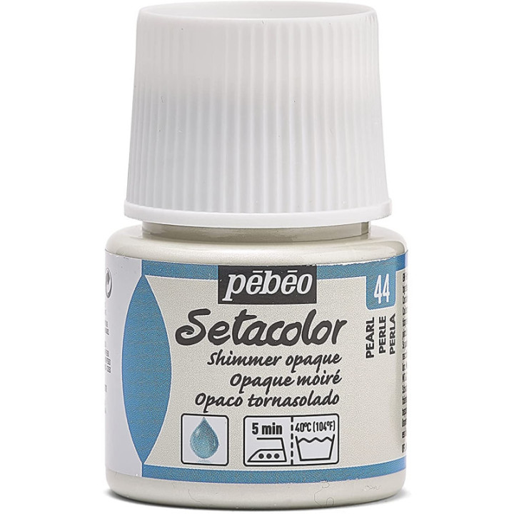 Coffret - Peinture pour tissus clairs et foncés - Pébéo - Setacolor - 12 pots