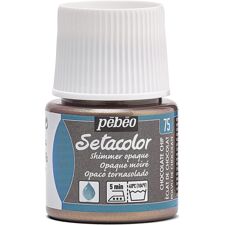 Coffret - Peinture pour tissus clairs et foncés - Pébéo - Setacolor - 12 pots