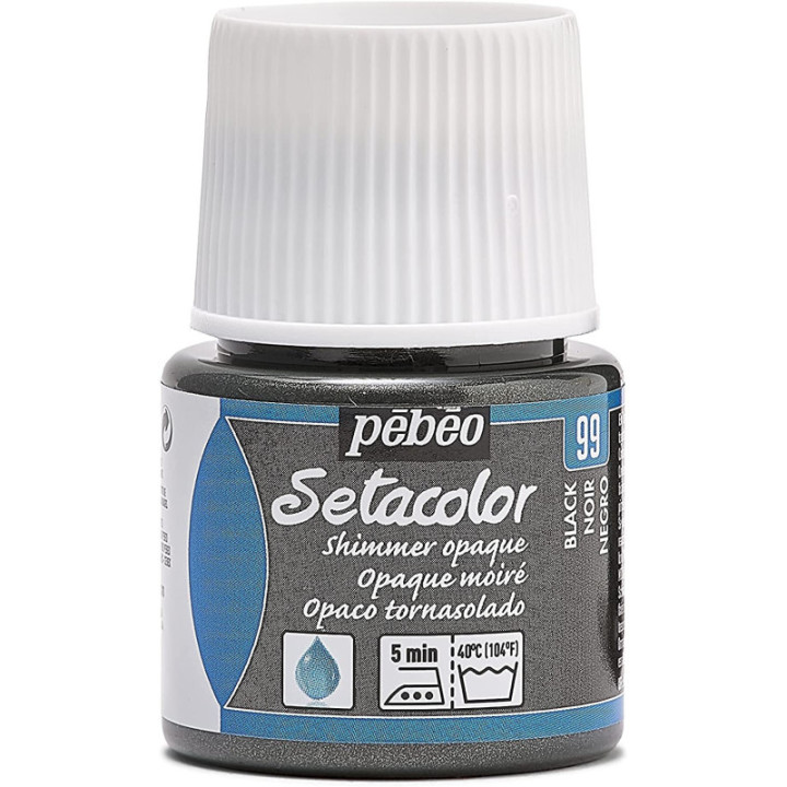 Coffret - Peinture pour tissus clairs et foncés - Pébéo - Setacolor - 12 pots