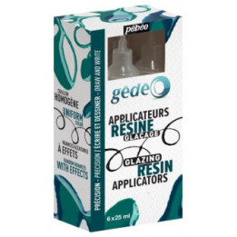 Applicateurs de résine glaçage - Gédéo - Pébéo - 6 pièces