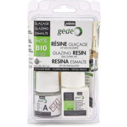 Kit découverte résine de glaçage - Gédéo - Pébéo - Biosourcée - Glaçage - 45 ml
