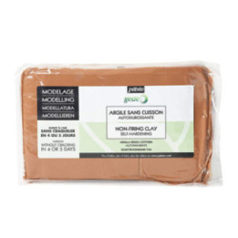 Bloc d'argile - Marron - Sans cuisson - Autodurcissant - 1,5 kg - Pébéo