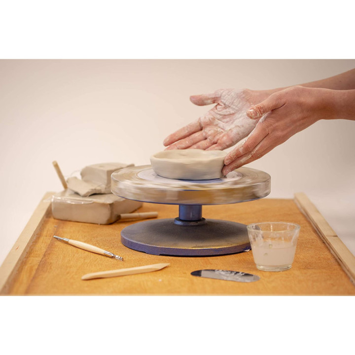 Bloc d'argile - Beige - Sans cuisson - Autodurcissant - 1,5 kg - Pébéo