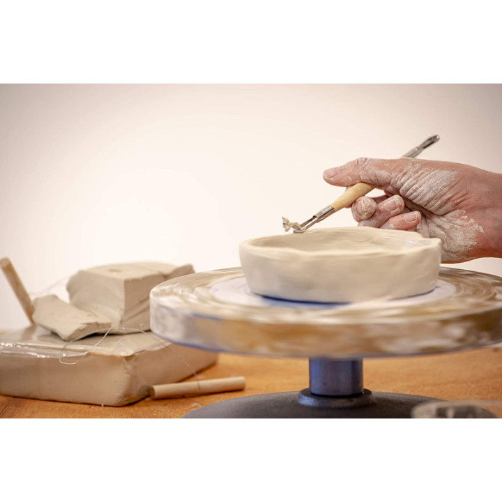 Bloc d'argile - Beige - Sans cuisson - Autodurcissant - 1,5 kg - Pébéo