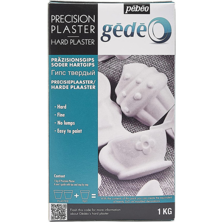 Plâtre de précision - Plâtre dur - 1 kg - Gédéo - Pébéo