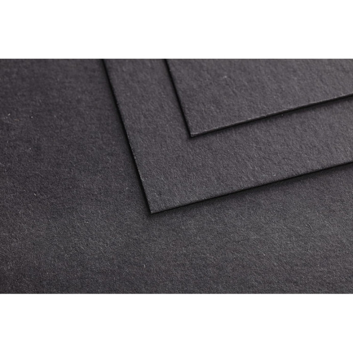 Bloc - A5 - Multi techniques - Noir - 30 feuilles - 250g - Clairefontaine - Paint'On