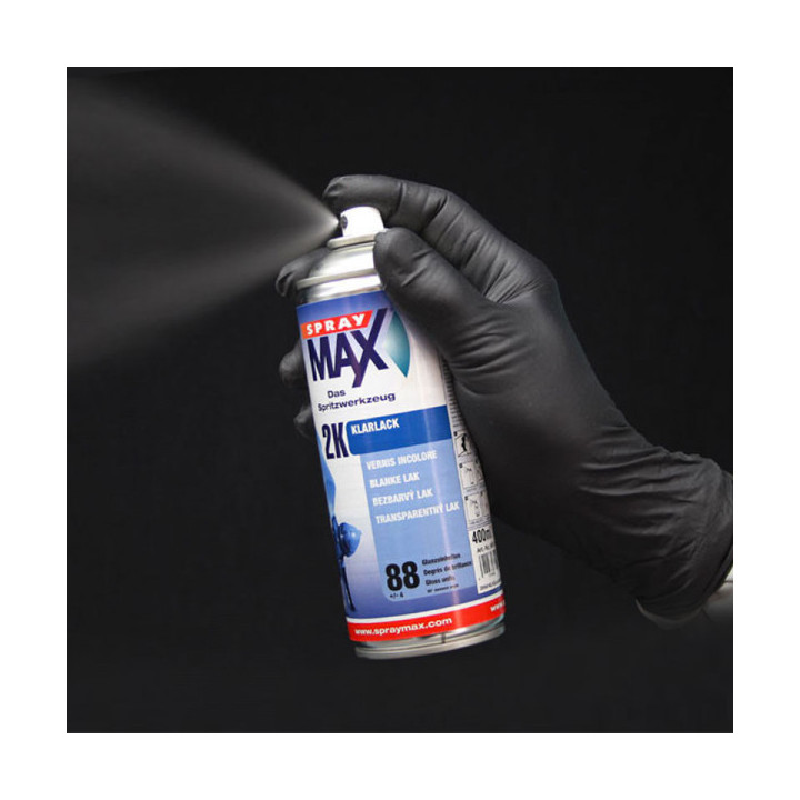 Lot de 3 bombes de vernis de finition - Automobile - Mat - 2K Spray max - 400ml