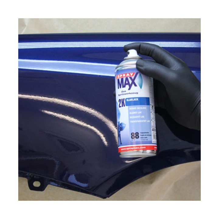 Lot de 3 bombes de vernis de finition - Automobile - Mat - 2K Spray max - 400ml