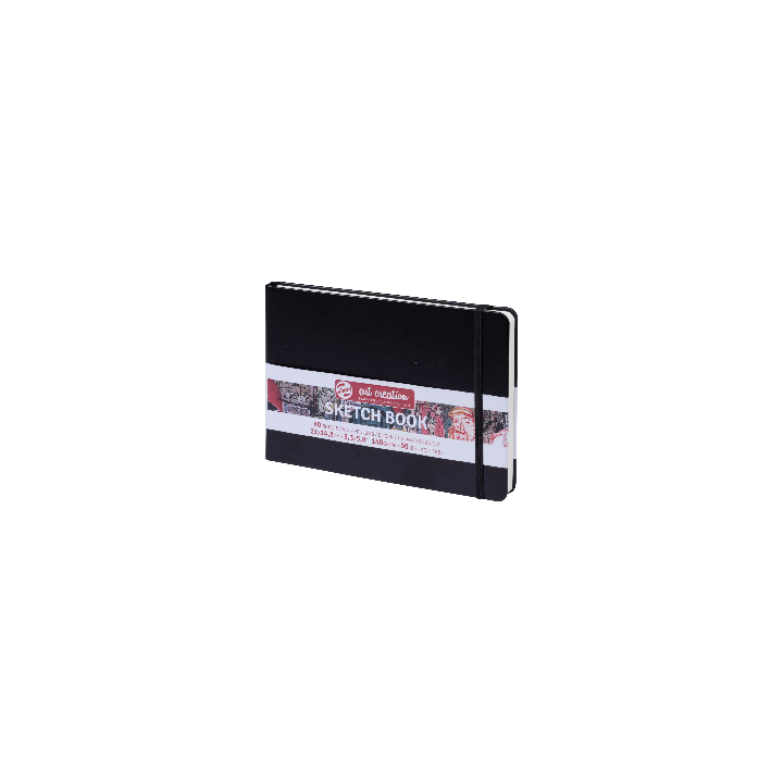 Carnet Croquis - 21 x 14,8cm - 80 feuilles - 140g - noir - Royal Talens