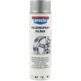 Bombe de peinture pour jantes - Argent - 500ml - Presto