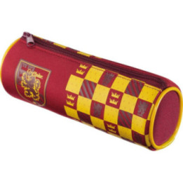 Trousse - Ronde - Harry Potter - Gryffondor - Rouge - 20 x 7,5 cm