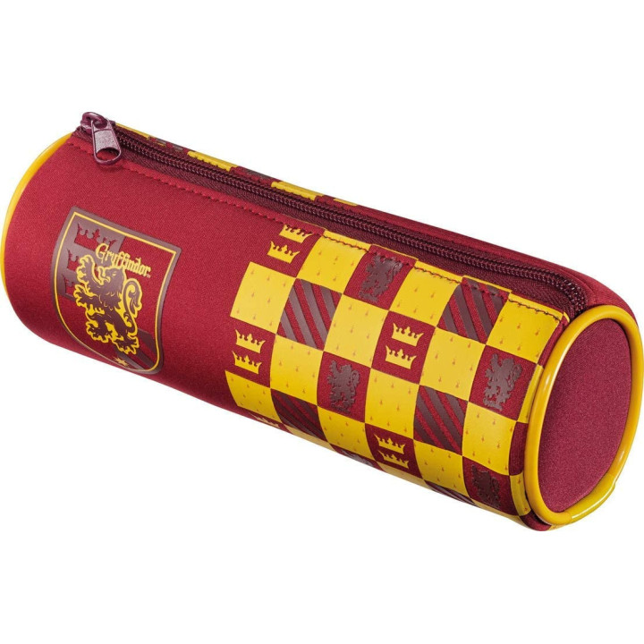 Trousse - Ronde - Harry Potter - Gryffondor - Rouge - 20 x 7,5 cm