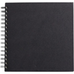 Carnet - Croquis - 20x20cm - Spirale - 64 pages - 140g - Lisse - Clairefontaine - Goldline