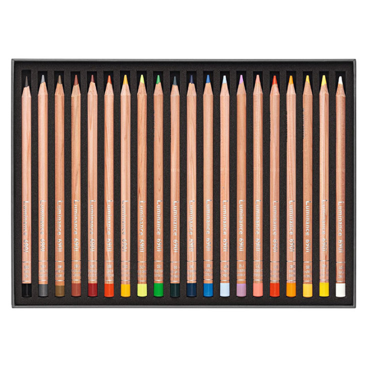 Boite de 20 crayons de couleur Luminance 6901 Caran d'Ache