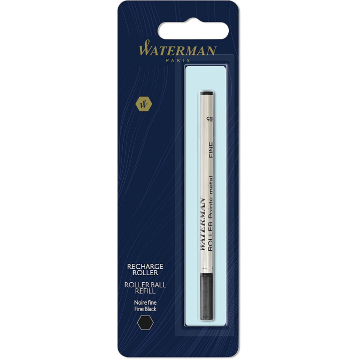 Recharge pour stylo bille - Noir - Pointe fine - Waterman