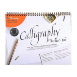 Bloc de calligraphie d'apprentissage - 29,7x23,1 - 50 feuilles - Clairefontaine