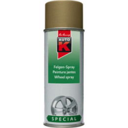 Bombe de peinture pour jantes - Or - Auto-K - 400ml