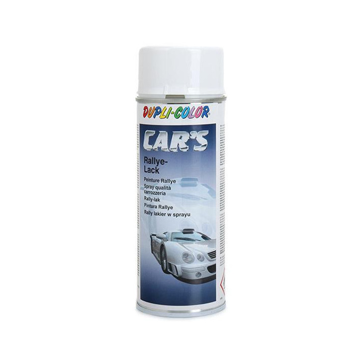 Bombe peinture rallye blanc brillant - 400 ml - Dupli-Color