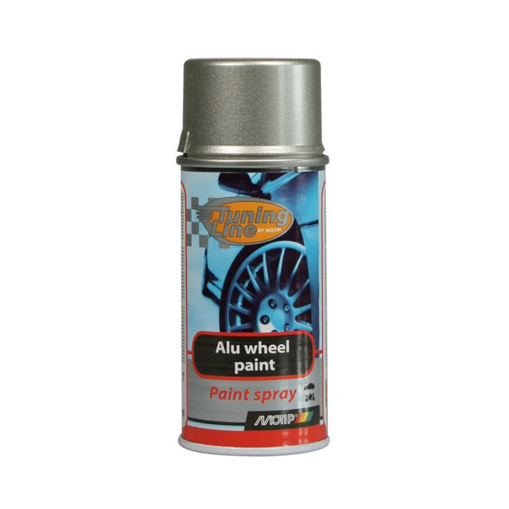 Bombe peinture jantes aluminium Gris glacier 150 ml – Motip